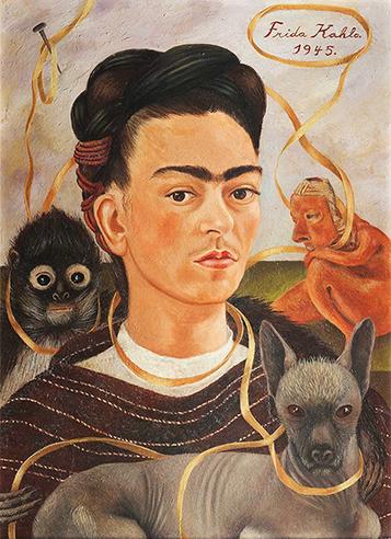 Perioperatieve periode Onschuld duizend Zelfportret met kleine aap van Frida Kahlo (Nederlands)